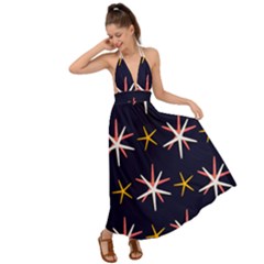 Starfish Backless Maxi Beach Dress