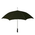 Army Green Black Buffalo Plaid Straight Umbrellas View3