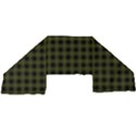 Army Green Black Buffalo Plaid Long Sheer Chiffon Scarf  View2