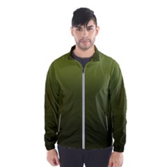 Army Green Gradient Color Men s Windbreaker by SpinnyChairDesigns