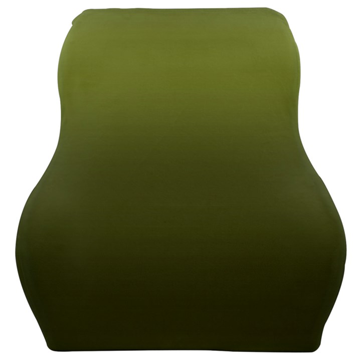 Army Green Gradient Color Car Seat Velour Cushion 