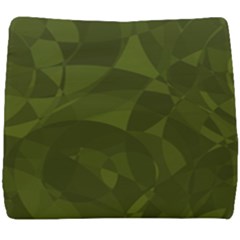 Army Green Color Pattern Seat Cushion by SpinnyChairDesigns