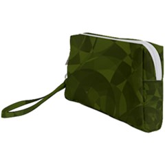 Army Green Color Pattern Wristlet Pouch Bag (small) by SpinnyChairDesigns