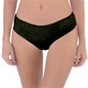 Army Green Texture Reversible Classic Bikini Bottoms View3