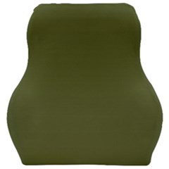 Army Green Color Ombre Car Seat Velour Cushion  by SpinnyChairDesigns