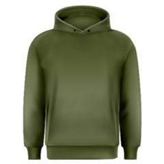 Army Green Color Ombre Men s Overhead Hoodie by SpinnyChairDesigns