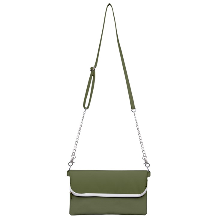 Army Green Color Ombre Mini Crossbody Handbag