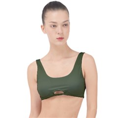 Army Green Color Ombre The Little Details Bikini Top by SpinnyChairDesigns