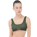 Army Green Color Ombre The Little Details Bikini Top View1