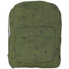 Army Green Color Grunge Full Print Backpack by SpinnyChairDesigns