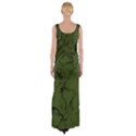 Amy Green Color Grunge Thigh Split Maxi Dress View2