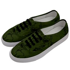 Amy Green Color Grunge Men s Classic Low Top Sneakers by SpinnyChairDesigns