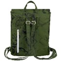 Amy Green Color Grunge Flap Top Backpack View3