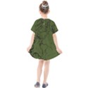 Amy Green Color Grunge Kids  Smock Dress View2