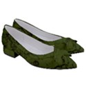 Amy Green Color Grunge Women s Bow Heels View3