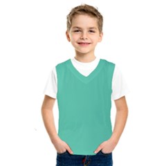 True Biscay Green Solid Color Kids  Sportswear by SpinnyChairDesigns