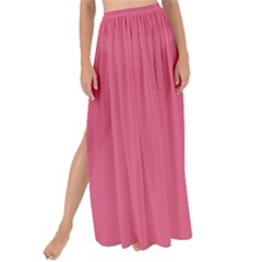 True Blush Pink Color Maxi Chiffon Tie-up Sarong by SpinnyChairDesigns