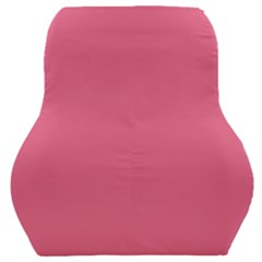 True Blush Pink Color Car Seat Back Cushion  by SpinnyChairDesigns