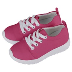 True Blush Pink Color Kids  Lightweight Sports Shoes by SpinnyChairDesigns