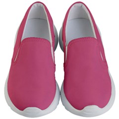 True Blush Pink Color Kids Lightweight Slip Ons by SpinnyChairDesigns