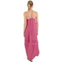 True Blush Pink Color Cami Maxi Ruffle Chiffon Dress View2