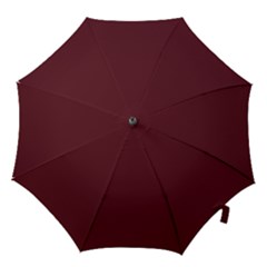 True Burgundy Color Hook Handle Umbrellas (small) by SpinnyChairDesigns