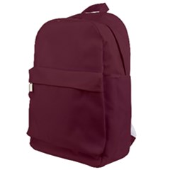 True Burgundy Color Classic Backpack by SpinnyChairDesigns