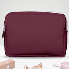 True Burgundy Color Make Up Pouch (medium) by SpinnyChairDesigns