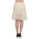 True Champagne Color Chiffon Wrap Front Skirt View2