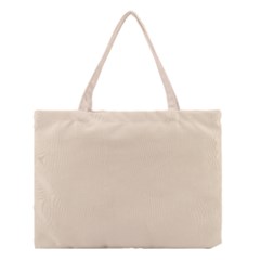 True Champagne Color Medium Tote Bag by SpinnyChairDesigns