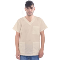 True Champagne Color Men s V-Neck Scrub Top