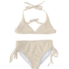 True Champagne Color Kids  Classic Bikini Set by SpinnyChairDesigns