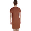 True Cinnamon Color Short Sleeve Nightdress View2