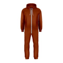 True Cinnamon Color Hooded Jumpsuit (kids) by SpinnyChairDesigns