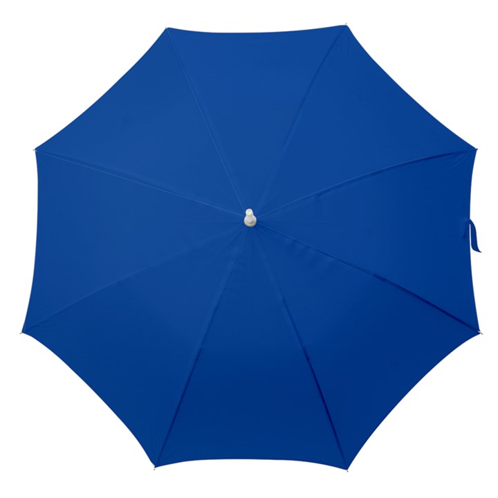 True Cobalt Blue Color Straight Umbrellas