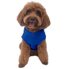 True Cobalt Blue Color Dog Sweater by SpinnyChairDesigns