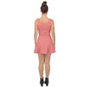 True Coral Pink Color Inside Out Casual Dress View2