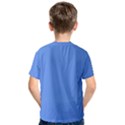 True Cornflower Blue Color Kids  Cotton Tee View2