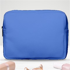 True Cornflower Blue Color Make Up Pouch (large) by SpinnyChairDesigns