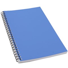 True Cornflower Blue Color 5 5  X 8 5  Notebook by SpinnyChairDesigns