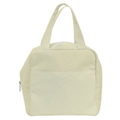 True Cream Color Boxy Hand Bag by SpinnyChairDesigns