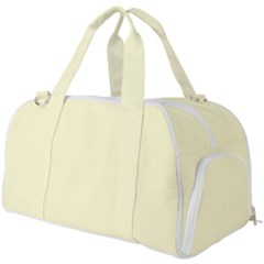 True Cream Color Burner Gym Duffel Bag by SpinnyChairDesigns