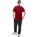 True Dark Red Color Men s Sport Top View2