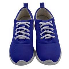 Dark Slate Blue Color Athletic Shoes by SpinnyChairDesigns