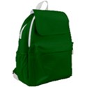 True Emerald Green Color Top Flap Backpack View2