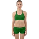 True Emerald Green Color Back Web Gym Set View1