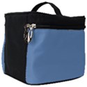 Faded Blue Color Make Up Travel Bag (Big) View1