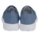 Faded Denim Blue Color Kids  Velcro No Lace Shoes View4