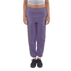 Grape Compote Purple Color Women s Jogger Sweatpants by SpinnyChairDesigns