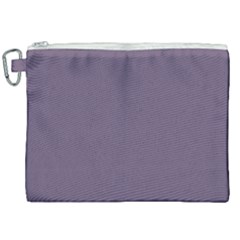 Grape Compote Purple Color Canvas Cosmetic Bag (xxl) by SpinnyChairDesigns